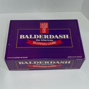 Balderdash the hilarious Bluffing Game 1984 Vintage Board Games
